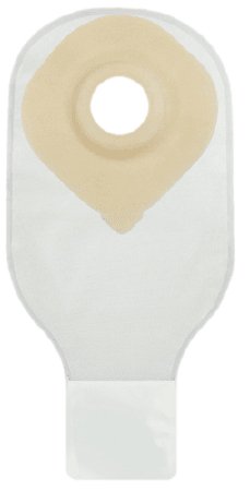 Genairex POUCH, OSTOMY SECURI-T DRAIN CONVEX PRECUT 7/8" (10/BX) - 7612228