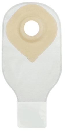 Securi-T - Ostomy Pouch One-Piece System 12 Inch Length Drainable Convex, Pre-Cut - 7612228