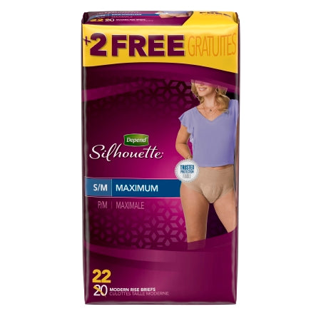 Kimberly Clark Depend Silhouette Adult Absorbent Underwear Pull On Small / Medium Disposable Heavy Absorbency - 51014