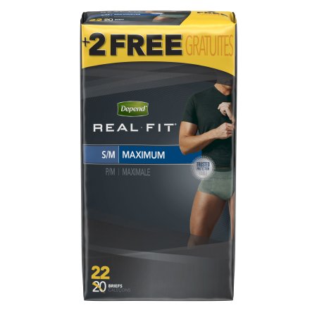 Kimberly Clark Depend Real Fit Adult Absorbent Underwear Pull On Small / Medium Disposable Heavy Absorbency - 51016