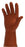 Wolf X-Ray Sensi Flex Radiation Reducing Glove Size 7 NonSterile Lead / Latex Standard Cuff Length Fully Textured Brown Not Chemo Approved - 12408-7.0