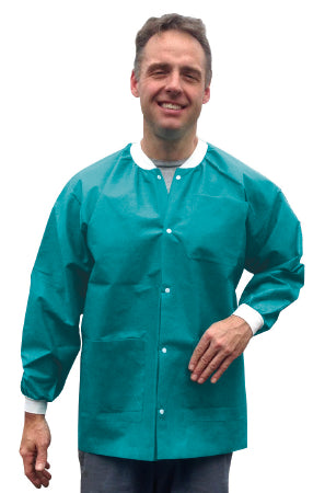 Valumax International Warm-Up Jacket Valumax Extra-Safe Jade Green X-Small Hip Length Limited Reuse - 3630JDXS