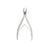 BR Surgical, Splitter Nail 5-1/8" Straight Jaw Ea - WG74-36013