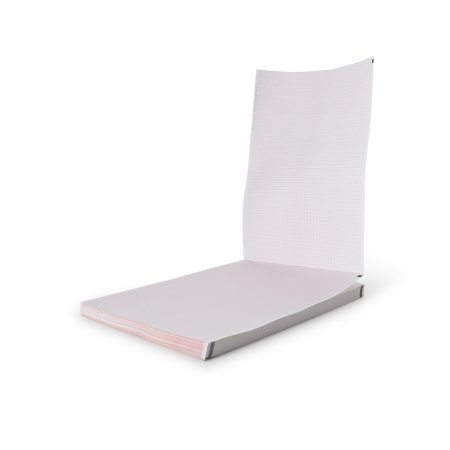 Schiller America - Diagnostic Recording Paper Thermal Paper 8 X 11 Inch Z-Fold Red Grid - 2.157039