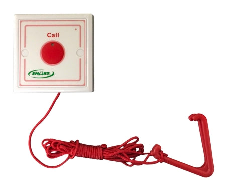 Smart Caregiver CALL BUTTON, WIRELESS W/PULL CORD F/ALARM LIGHT SYSTEM - 2017-CB-R1