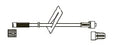 Codan US Corporation EXTENSION SET, REG BORE LUER LOCK STD 7" (50/CS) - BC581