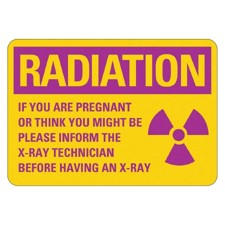 LYLE - Door Sign Caution Radiation Area - 484H65