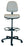 Pedigo Products STOOL, ANES MOBILE TALL COLUMBIA BLU W/BACKREST - T-584-CLB