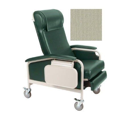 Winco RECLINER, PT CARECLINER STEEL CASTERS SILVER TEX SAGEBRUSH - 6531-70