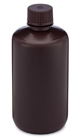 Diamond RealSeal - Laboratory Bottle Narrow Mouth / Round HDPE / Polypropylene Closure 250 mL (8 oz.) - 7060250AM
