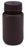 Globe Scientific BOTTLE, LAB WIDE MOUTH RND HDPE PP AMBER CLSR 125ML (12/PK) - 7010125A