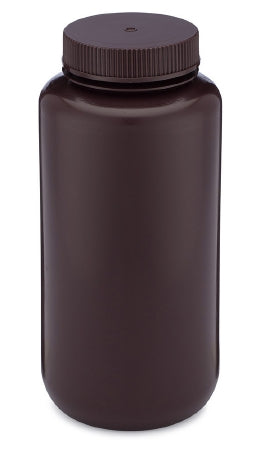 Globe Scientific BOTTLE, LAB WIDE MOUTH ROUND HDPE PP CLOSURE 1000ML (6/PK) - 7011000A