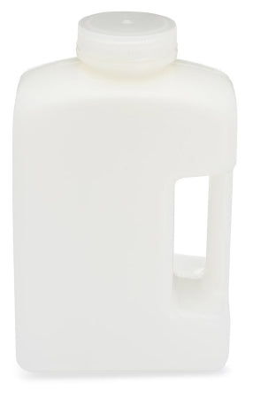 Globe Scientific BOTTLE, LAB WIDE MOUTH HNDL RECTGL HDPE PP CLSR 2000ML (12/P - 7102000