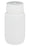Globe Scientific Diamond RealSeal Laboratory Bottle Wide Mouth, Round High Density Polyethylene 125 mL - 7010125