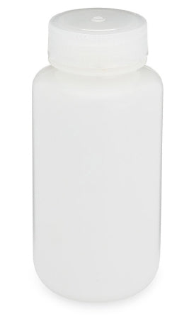 Diamond RealSeal - Laboratory Bottle Round / Wide Mouth HDPE 250 mL (8 oz.) - 7010250