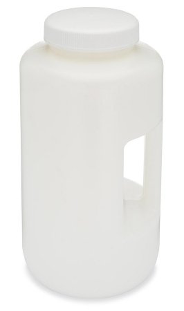 Diamond RealSeal - Laboratory Bottle Square / Wide Mouth HDPE / Polypropylene Closure 4 Liter - 7174000