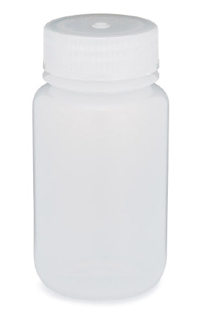 Globe Scientific Diamond RealSeal Laboratory Bottle Wide Mouth, Round Low Density Polyethylene 125 mL - 7020125