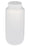 Globe Scientific Diamond RealSeal Laboratory Bottle Wide Mouth, Round Polypropylene 1,000 mL - 7001000