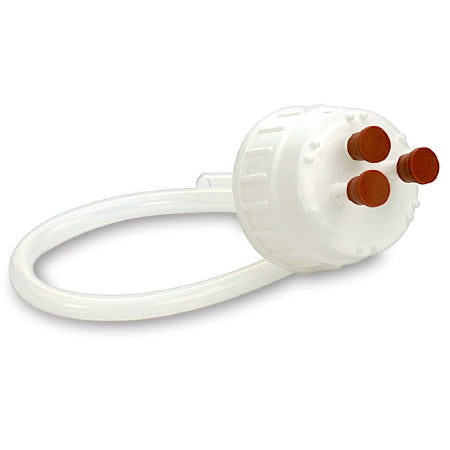 Globe Scientific - Bottle Closure Polypropylene Asceptic Transfer Closure White 53 mm For Liquid Aspiration and Transfer Operations - 70953CAP