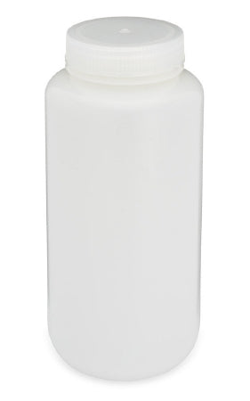 Diamond RealSeal - Laboratory Bottle Round / Wide Mouth HDPE 1,000 mL (32 oz.) - 7011000