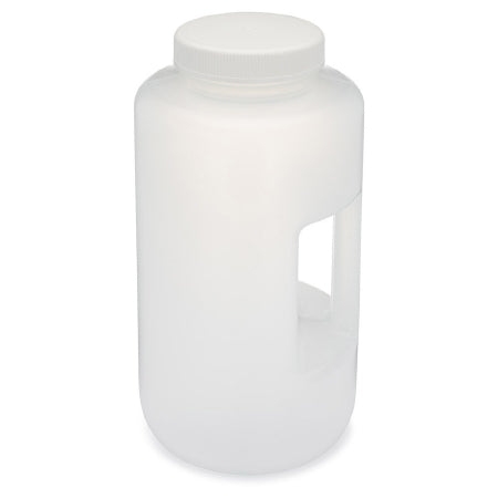 Globe Scientific BOTTLE, LAB WIDE MOUTH HANDLE RND AMBER PP CLOSURE 4L (6/CS) - 7154000