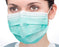 Valumax International Extra-Safe Sensitive Procedure Mask Pleated Earloops One Size Fits Most Green - 5430E-GR