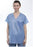 Valumax International Scrub Shirt Easy Breathe Large Ceil Blue 1 Pocket Short Sleeves Adult - 3520V-CBL