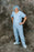 Valumax International Scrub Shirt Extra-Safe Small Blue Short Sleeves Adult - 3620MBS-U