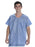 Valumax International Scrub Shirt Easy Breathe 2X-Large Ceil Blue 1 Pocket Short Sleeves Adult - 3520CB2XL-U