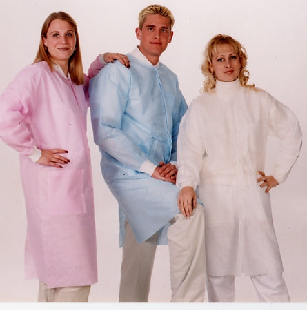 Valumax International Lab Coat Valumax Medical Blue X-Large Knee Length Limited Reuse - 3460LB-4X