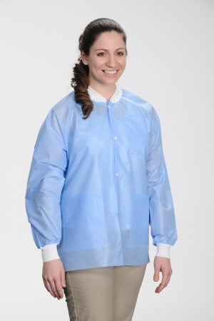 Valumax International Lab Jacket Valumax Extra-Safe Medical Blue Small Hip Length Limited Reuse - 3630MBS