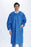 Valumax International Lab Coat Valumax Extra-Safe Deep Sea Blue Large Knee Length Limited Reuse - 3660DBL
