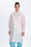 Fisher Scientific ValuMax Extra-Safe Lab Coat Light Pink Medium Long Sleeves Knee Length - 23900518B