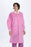 Valumax International ValuMax Extra-Safe Lab Coat Raspberry Small Long Sleeves Knee Length - 3660RBS
