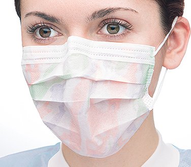 Valumax International Extra-Safe Sensitive Procedure Mask Pleated Earloops One Size Fits Most Multi-Color - 5430E-PGO