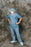 Valumax International Scrub Shirt Extra-Safe Small Blue Short Sleeves Adult - 3620CBS-U