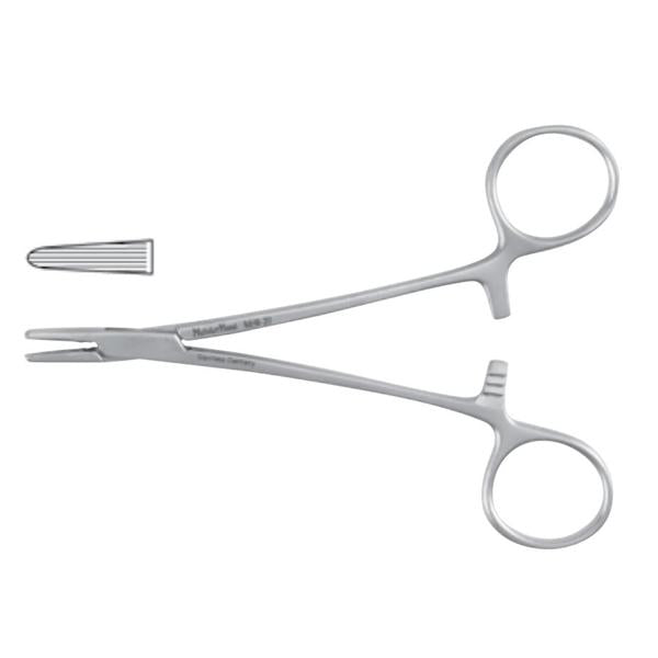 Miltex-Integra Holder Needle Converse Meister-Hand 4-1/4" Longitudinal Serrated Ss Ea - MH8-20