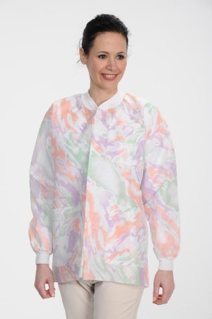 Valumax International Lab Jacket Valumax Extra-Safe Multicolor X-Small Hip Length Limited Reuse - 3630PGOXS