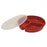 Redware Tableware - Partitioned Plate with Lid Red Reusable - 82785