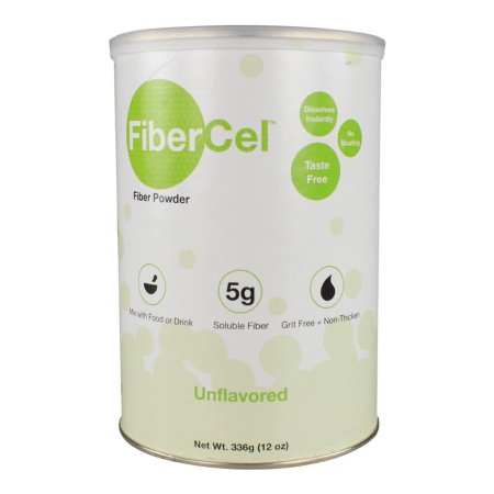 FiberCel - Oral Fiber Supplement Unflavored Powder 12 oz. Can - GH13