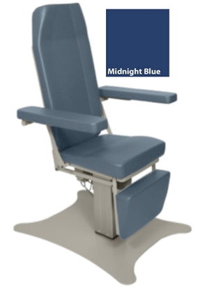 UMF Medical CHAIR, PHLEBOTOMY POWER RECLINER LOW ACCESS MIDNIGHT BLU - 8678MI
