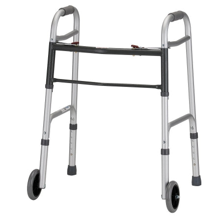 Nova Ortho-Med WALKER, FOLDING PET W/BUTTON RELEASE/5" WHEELS - 4090YW5