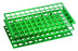 VWR International VWR Test Tube Rack 72 Place 13 mm Tube Size Green 2-7/8 X 5 X 10 Inch - 89215-824