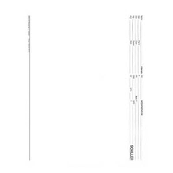 Precision Charts Mount Card For At-1 100/Package - 2158-000A