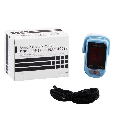 McKesson - Fingertip Pulse Oximeter Battery Operated Without Alarm - 16-FTP