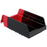 Akro-Mils Indicator Bin Storage Bin Red / Black Plastic 4 X 6-5/8 X 11-5/8 Inch - 36462BLKRED