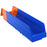 Indicator - Storage Bin Blue / Orange Plastic 4 X 4-1/8 X 17-7/8 Inch - 36448BLUE