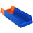 Akro-Mils Indicator Bin Storage Bin Blue / Orange Plastic 4 X 6-5/8 X 17-7/8 Inch - 36468BLUE