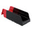 Akro-Mils Indicator Bin Storage Bin Red / Black Plastic 4 X 4-1/8 X 11-5/8 Inch - 36442BLKRED