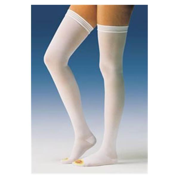 BSN Medical Stocking Compression Jobst Thigh High Inspection Toe 2Xl Unsx 25-32" Wht 6Pr/Bx - 111464